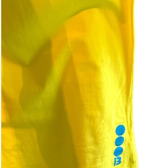 Bench Women's Baby T Shirt Capped Sleeves Soft Bright Yellow Graphic Tee Size XS - Picture 5 of 7